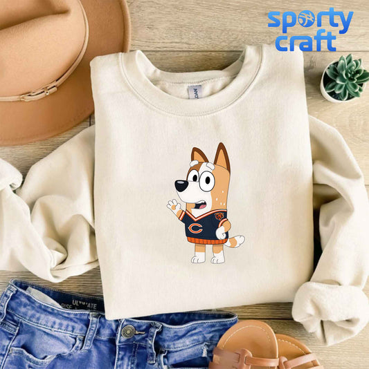 Bluey Bears PNG Bundle, Chicago Bears PNG, super bowl png