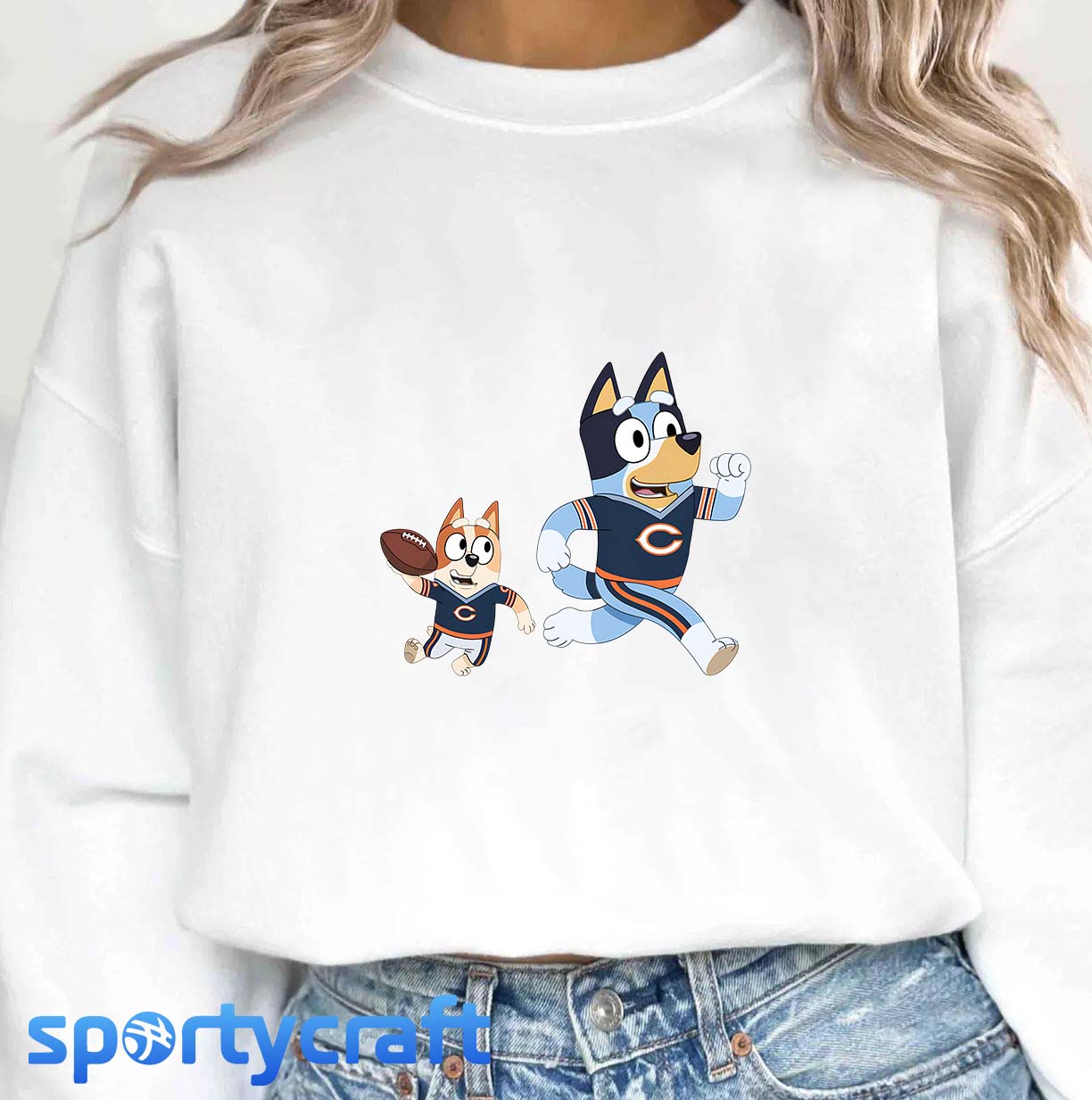 Bluey Bears PNG Bundle, Chicago Bears PNG, super bowl png