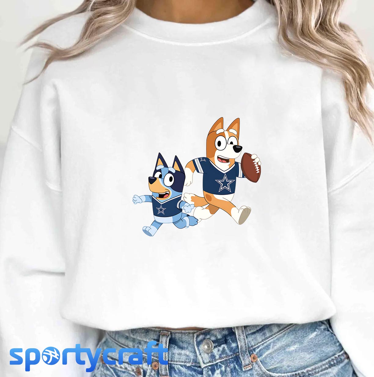 Bluey Cowboys PNG Bundle, Dallas Cowboys PNG, nfl playoff png