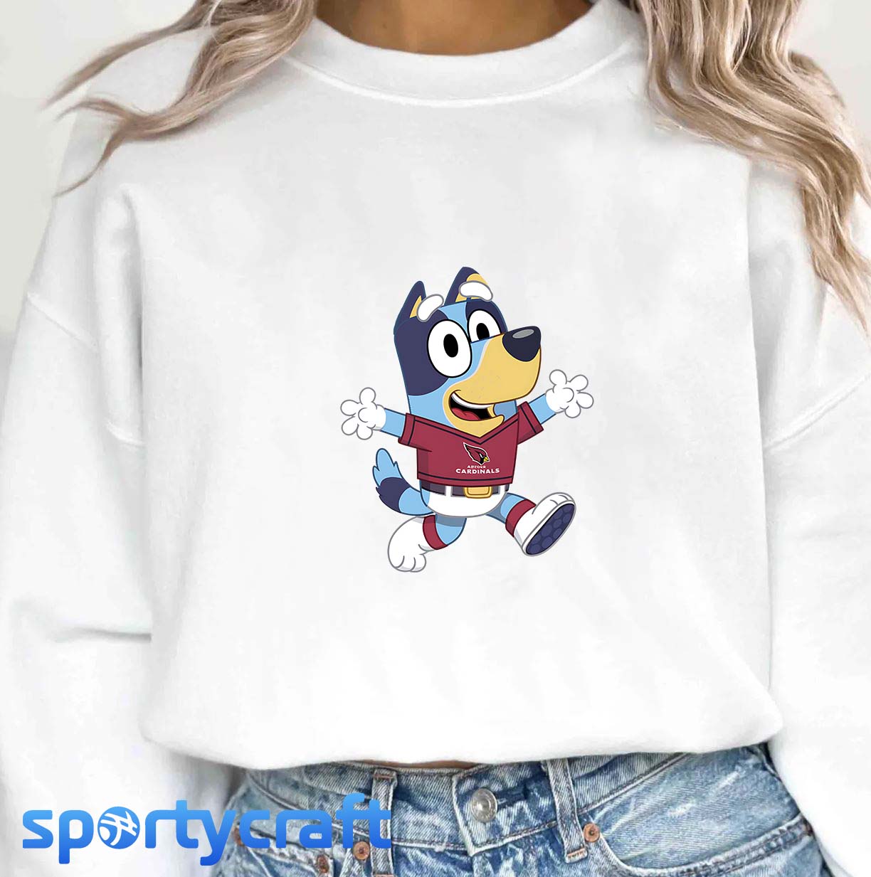 Bluey Dog Cardinals PNG Bundle, Arizona Cardinals PNG, nfl playoff png