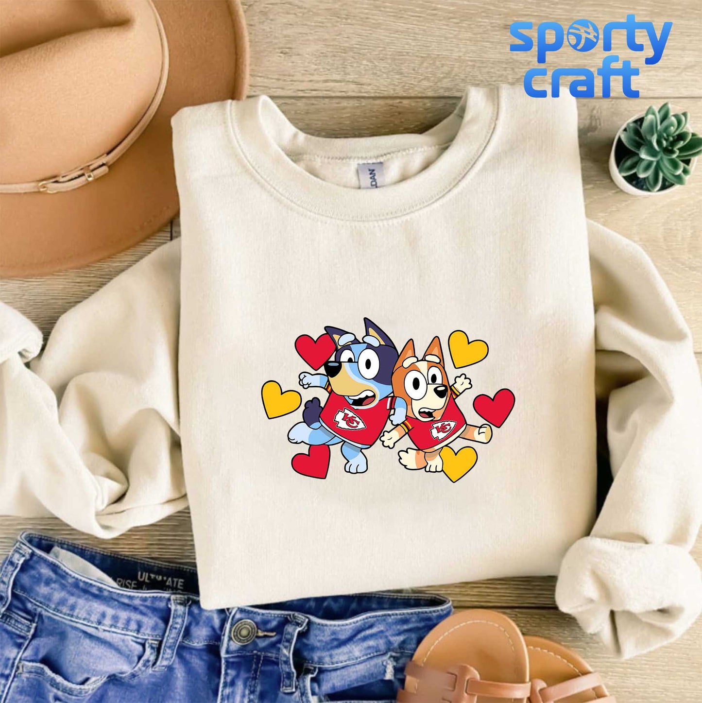 Bluey Dog Chiefs SVG Bundle, Kansas City Chiefs SVG, nfl 2025 svg