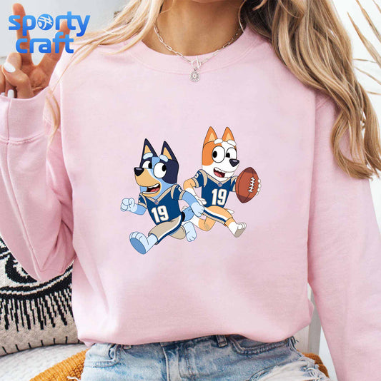 Bluey Dog Rams SVG Bundle, Los Angeles Rams SVG, nfl team png