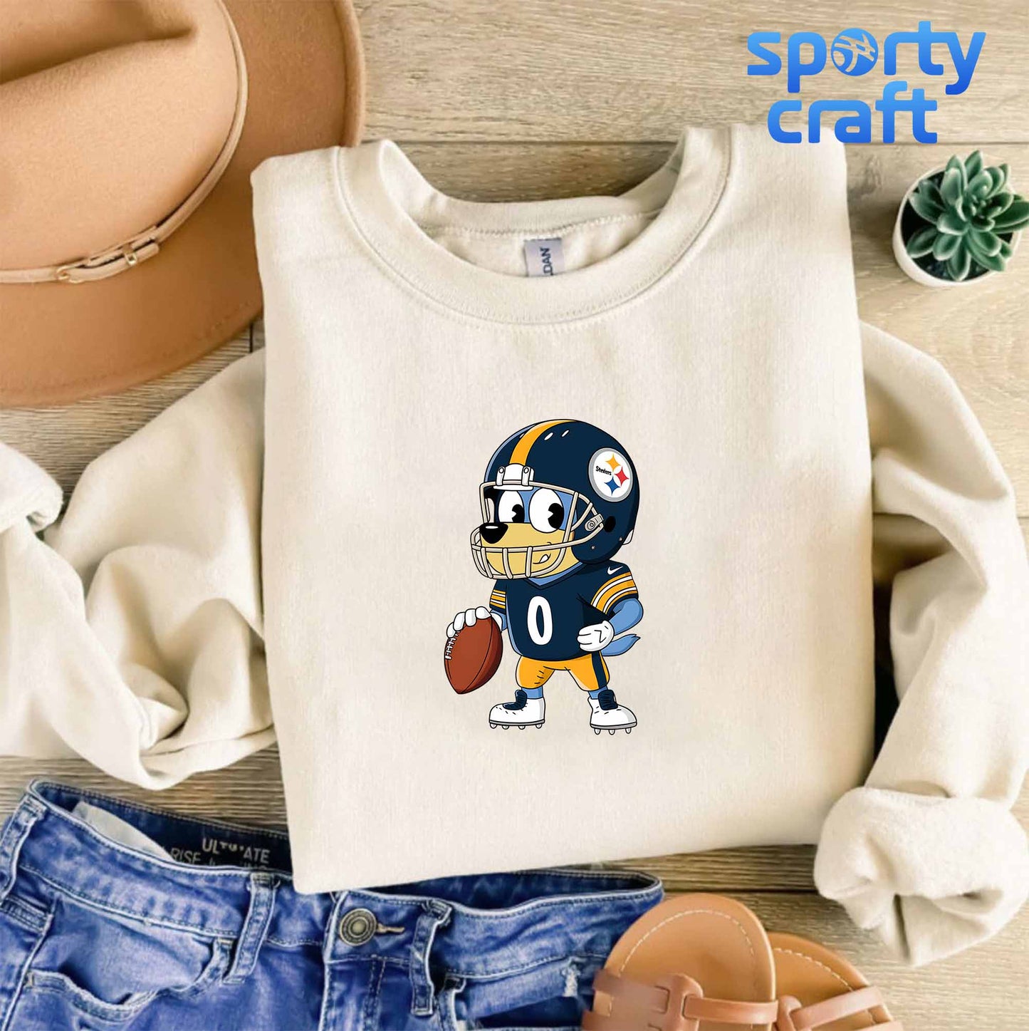 Bluey Dog Steelers PNG Bundle, Pittsburgh Steelers PNG, nfl season png