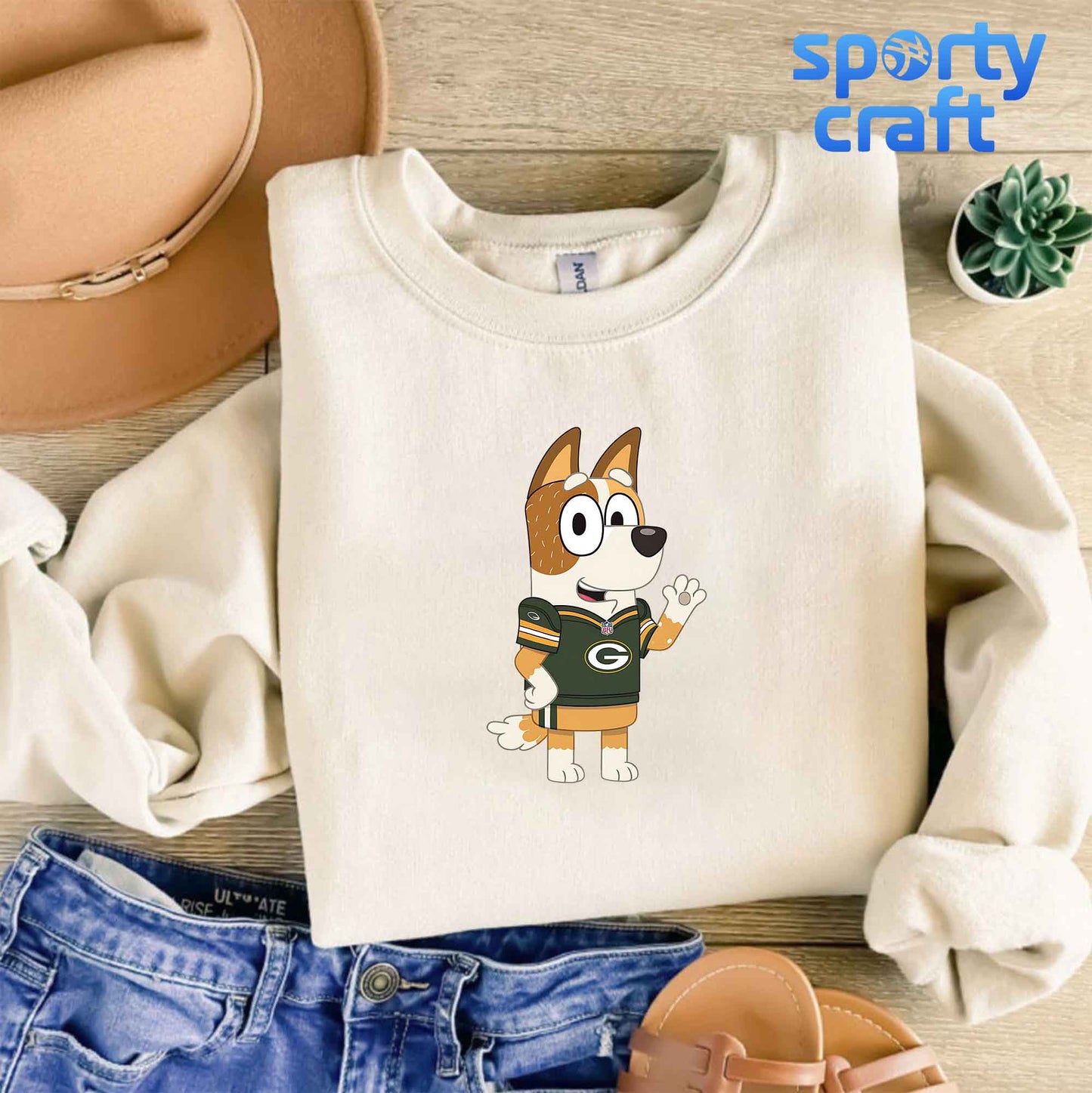 Bluey Puppy Packers PNG Bundle, Green Bay Packers PNG, super bowl png