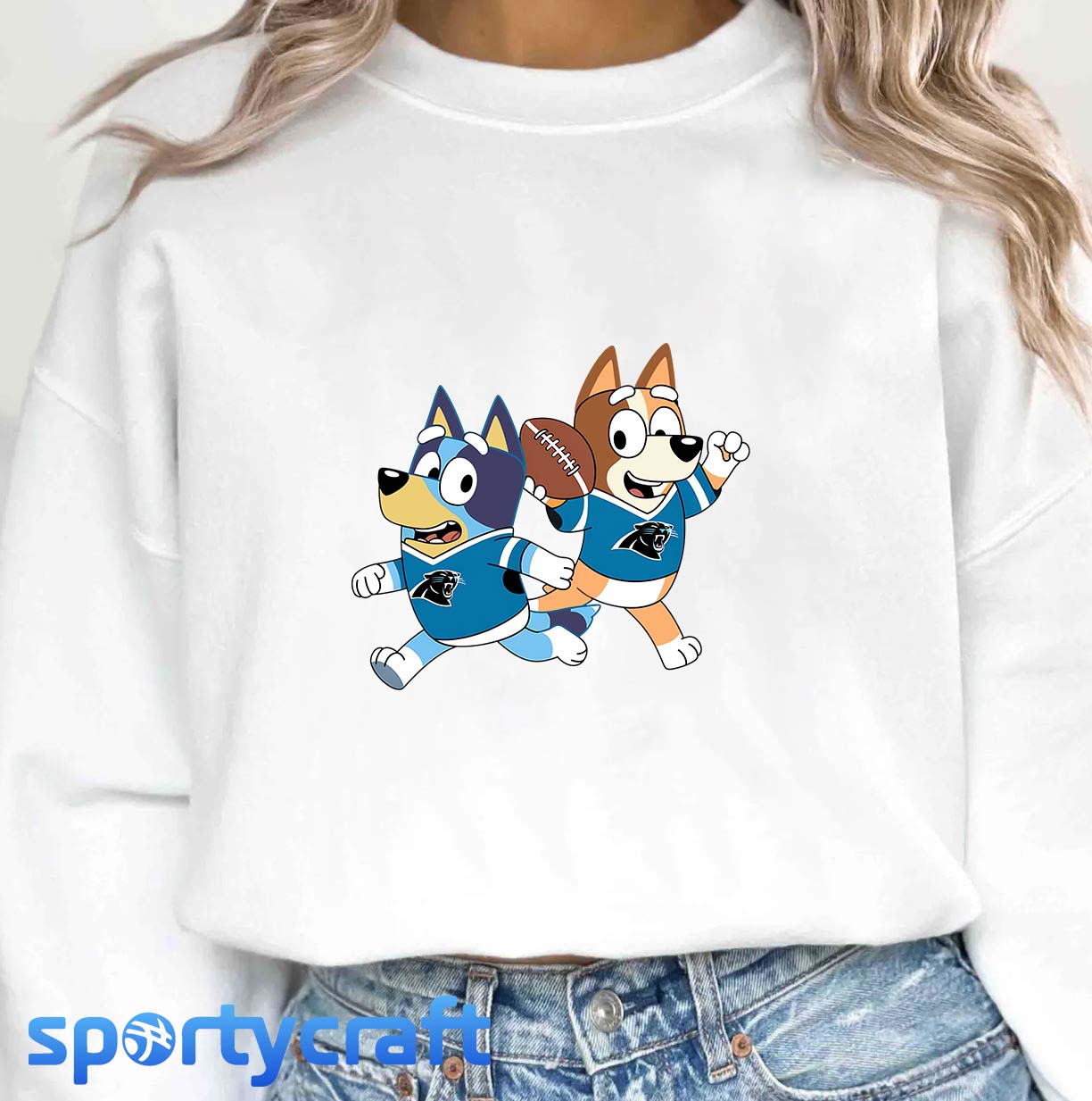 Bluey Puppy Panthers PNG Bundle, Carolina Panthers PNG, super bowl png