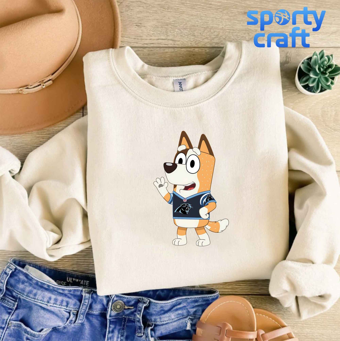 Bluey Puppy Panthers PNG Bundle, Carolina Panthers PNG, super bowl png