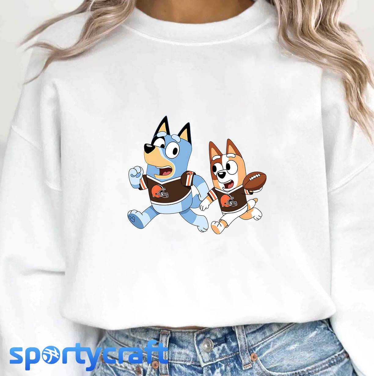 Bluey & Bingo Browns PNG Bundle, Cleveland Browns PNG, nfl play off png