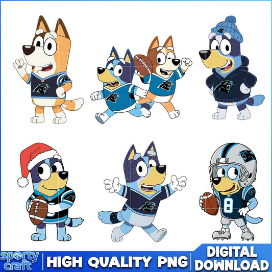 luey Puppy Panthers PNG Bundlel, Carolina Panthers PNG, super bowl png