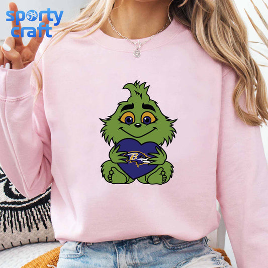 Grinch Ravens svg Bundle Christmas, Baltimore Ravens svg, nfl season svg