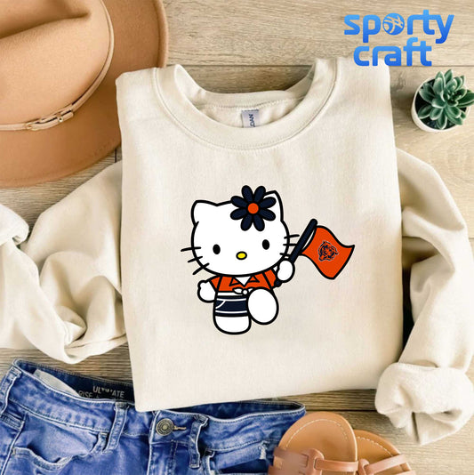 Hello Kitty Bears svg Bundle, Chicago Bears svg, nfl 2025 svg