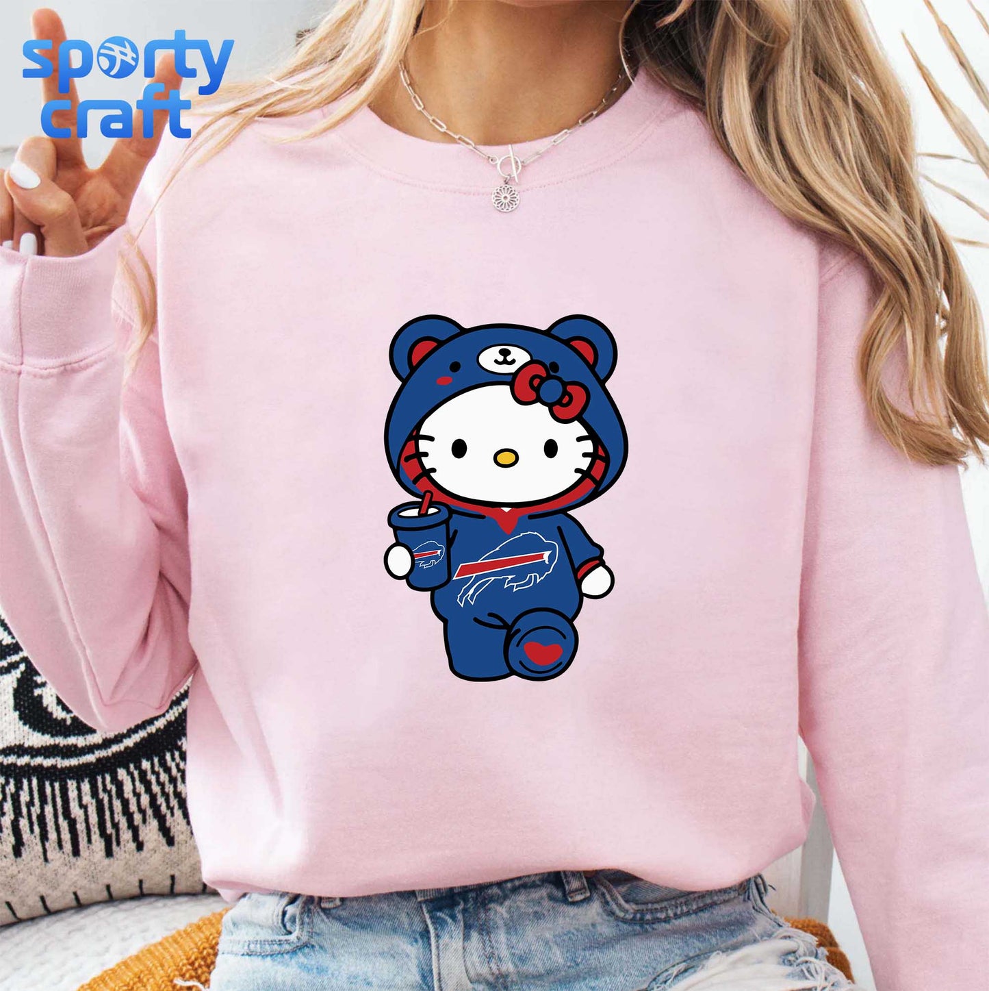 Hello Kitty Bills SVG Bundle, Buffalo Bills SVG, nfl 2025 svg
