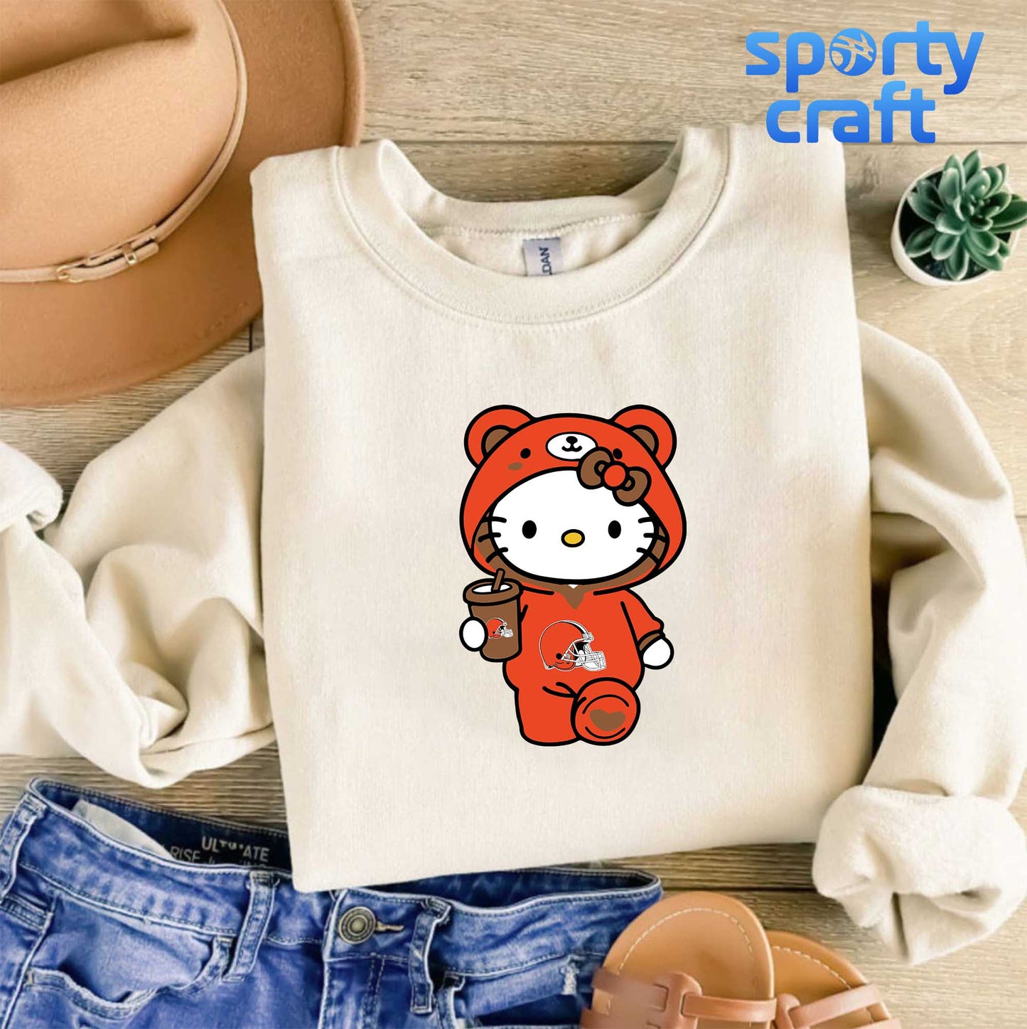 Hello Kitty Browns SVG Bundle, Cleveland Browns SVG, nfl 2025 svg