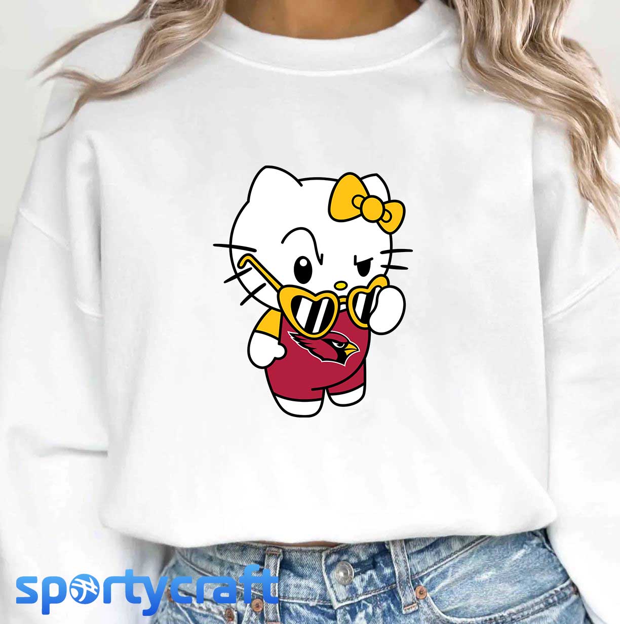 Hello Kitty Cardinals SVG Bundle, Arizona Cardinals SVG, nfl 2025 svg