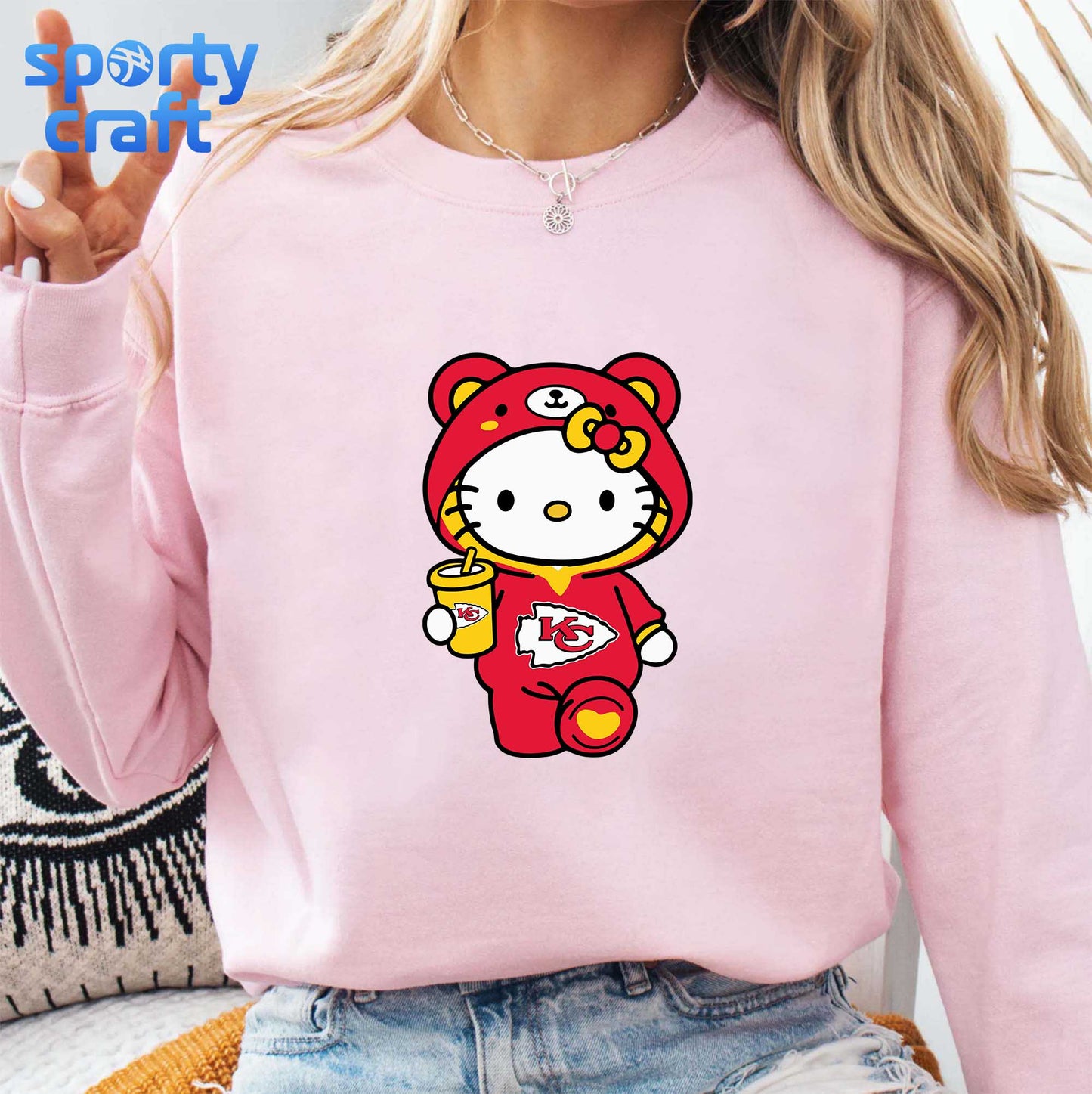 Hello Kitty Chiefs SVG Bundle, Kansas City Chiefs SVG, nfl svg