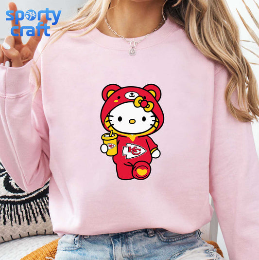 Hello Kitty Chiefs SVG Bundle, Kansas City Chiefs SVG, nfl svg