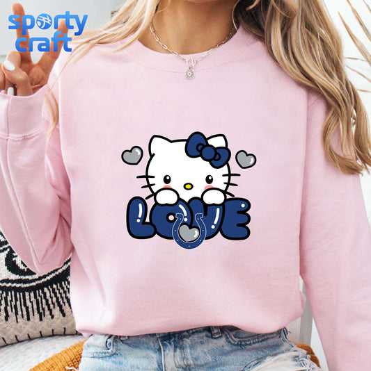 Hello Kitty Colts SVG Bundle, Indianapolis Colts SVG, nfl 2025 svg