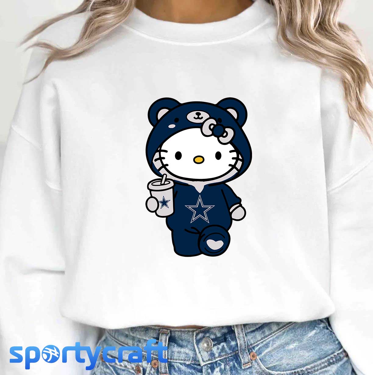 Hello Kitty Cowboys SVG Bundle, Dallas Cowboys SVG,  nfl 2025 svg