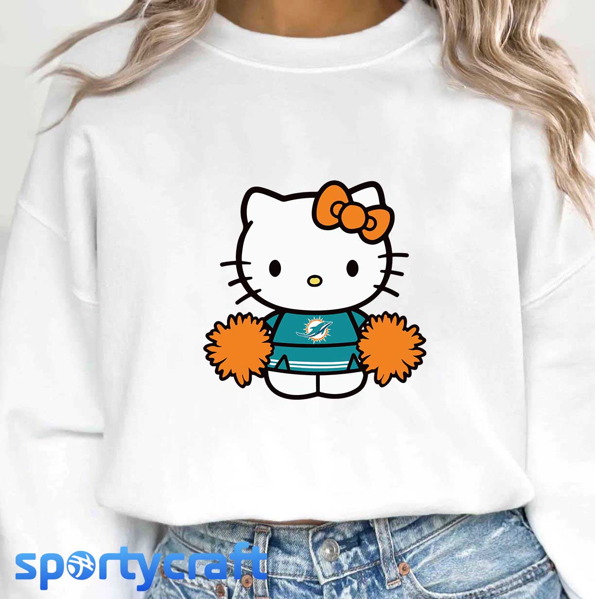 Hello Kitty Dolphins svg Bundle, Miami Dolphins svg, nfl 2025 svg