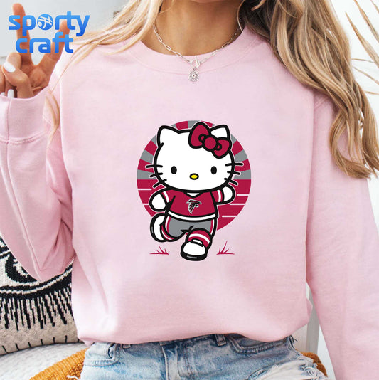 Hello Kitty Falcons SVG Bundle, Atlanta Falcons SVG, super bowl svg