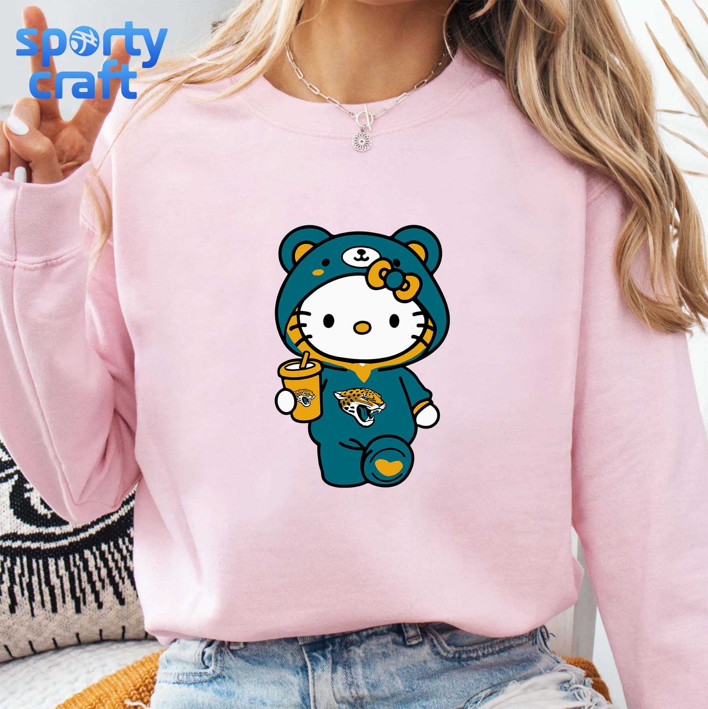 Hello Kitty Jaguars svg Bundle, Jacksonville Jaguars svg, nfl season svg