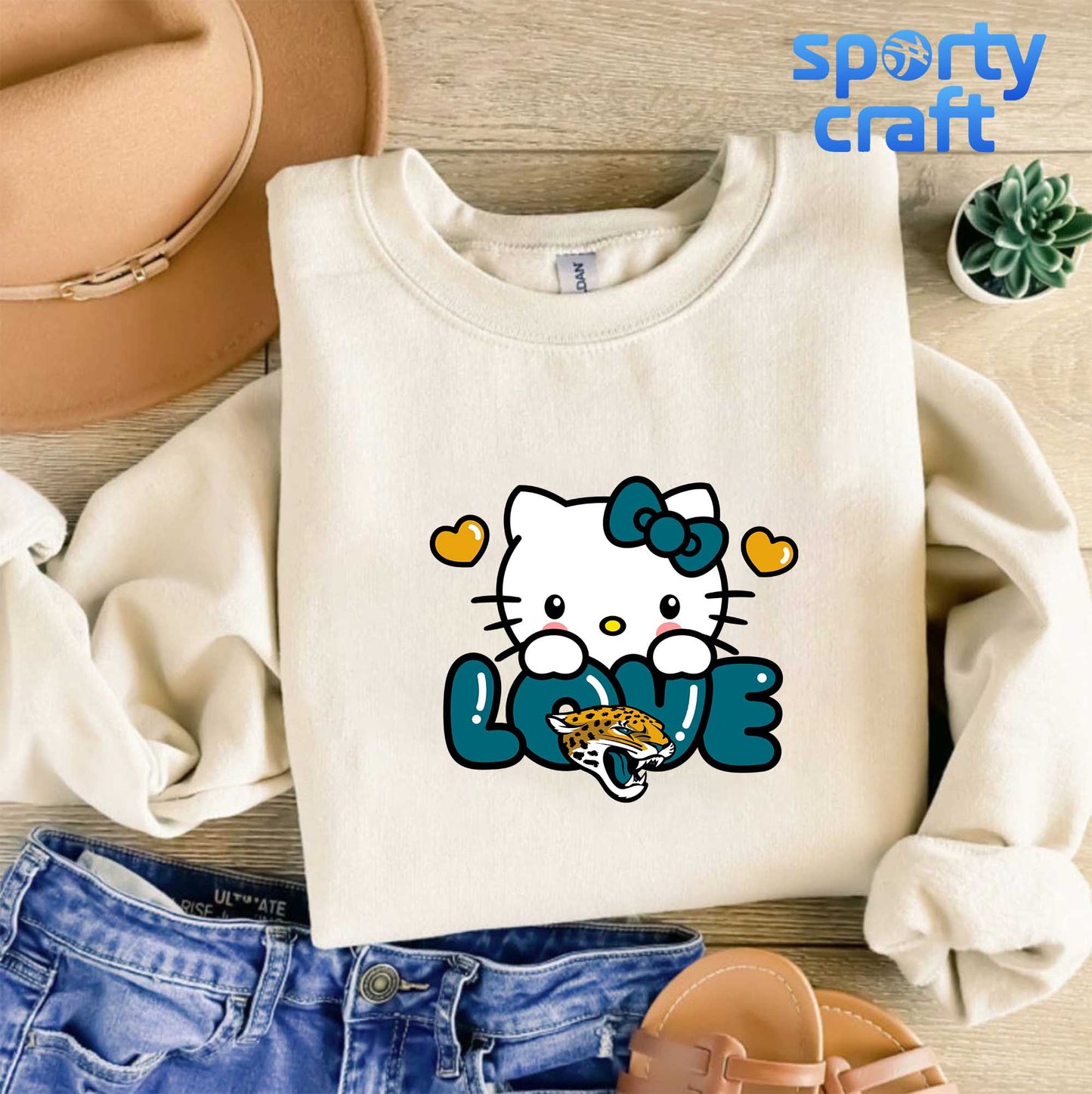 Hello Kitty Jaguars svg Bundle, Jacksonville Jaguars svg, nfl season svg