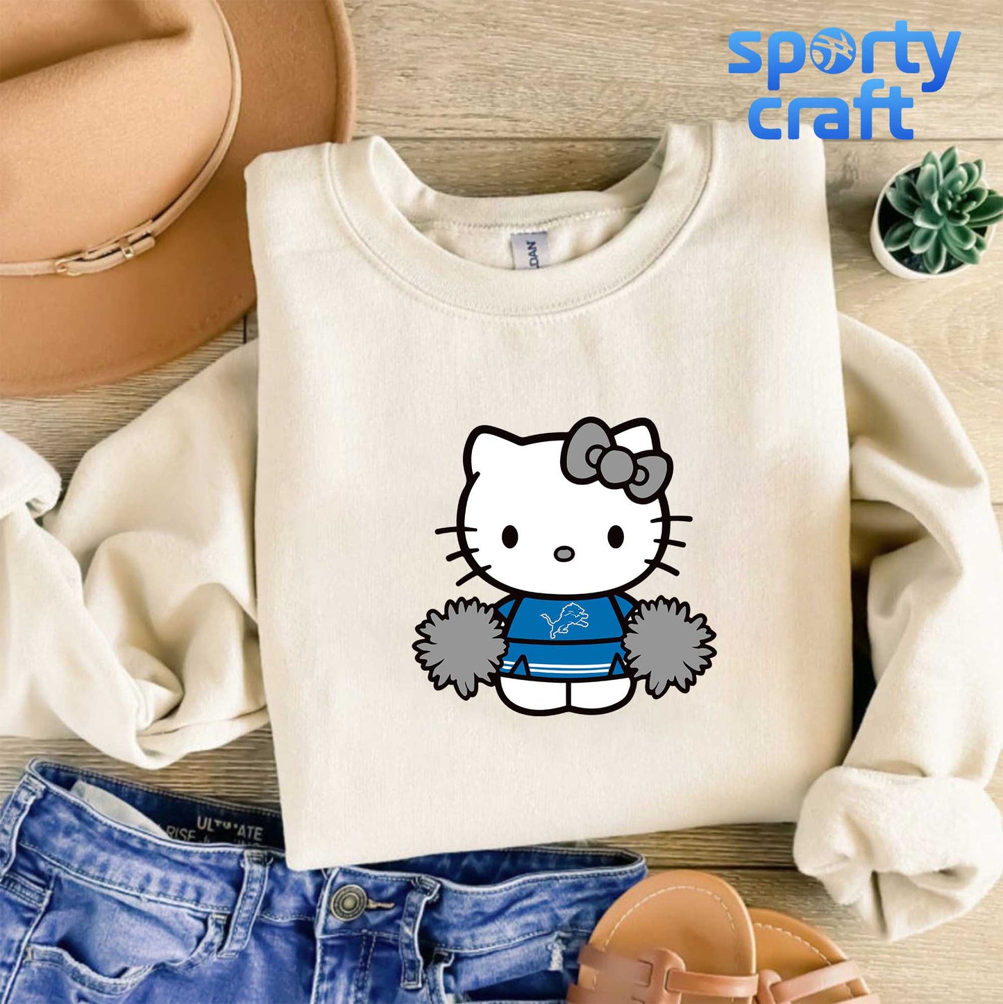 Hello Kitty Lions svg Bundle, Detroit Lions svg, nfl 2025 svg