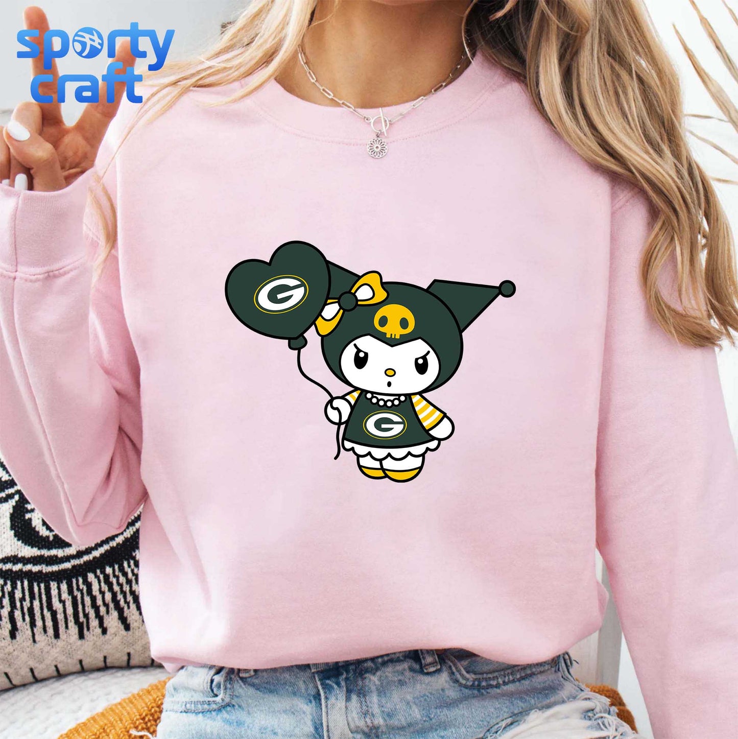 Green Bay Packers Hello Kitty SVG Bundle, Packers Kitty svg, nfl svg