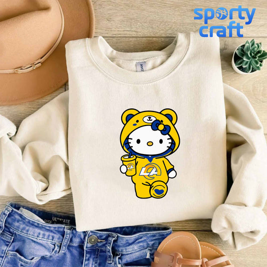 Hello Kitty Rams svg Bundle, Los Angeles Rams svg, nfl 2025 svg