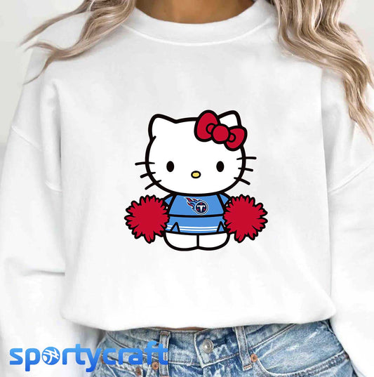 Hello Kitty Titans SVG Bundle, Tennessee Titans SVG