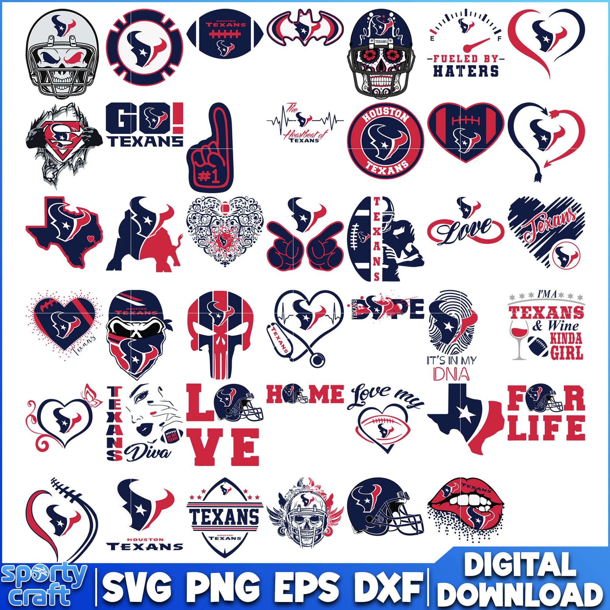 Houston Texans Bundle SVG, Texans SVG