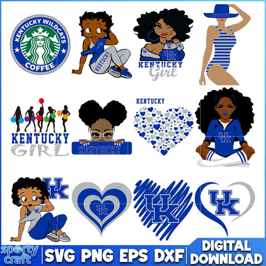 Kentucky SVG Bundle Girl Power Designs, ncaa championship svg, ncaa football svg