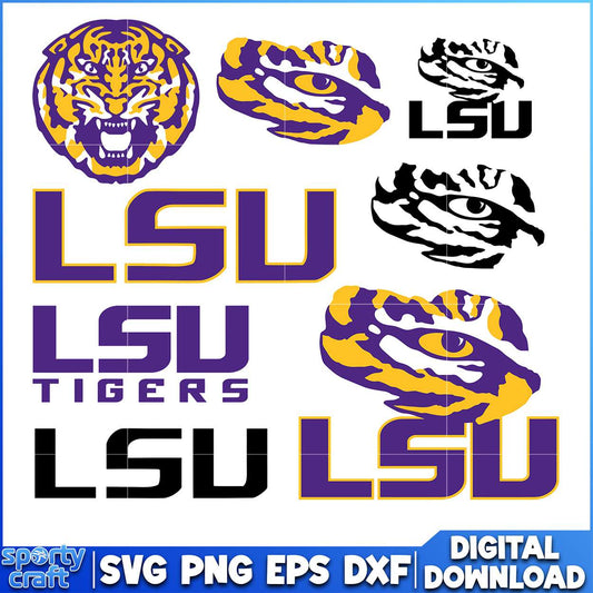 LSU Tigers SVG Bundle, ncaa scores today svg, ncaa schedule svg