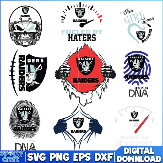 Las Vegas Raiders Bundle SVG, Raiders SVG