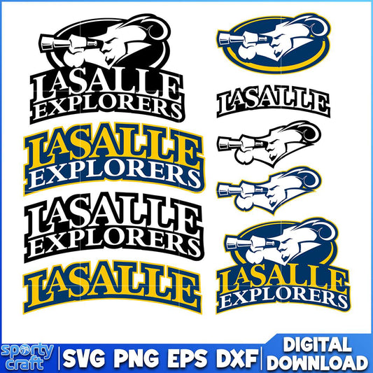 Lasalle Explorers SVG Bundle, ncaa championship svg, ncaa football svg