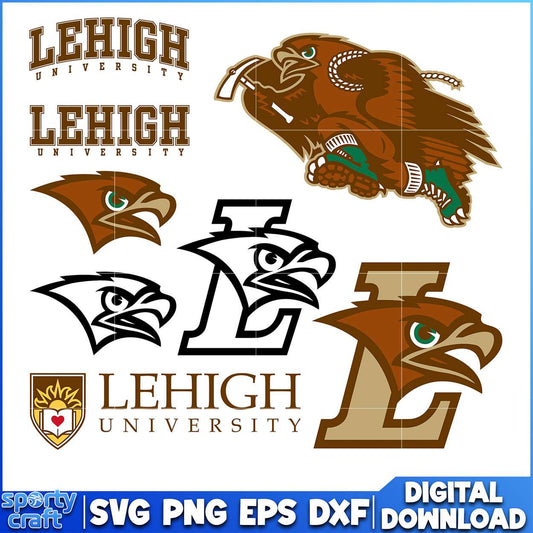 Lehigh University SVG Bundle Eagles, ncaa championship svg, ncaa football svg