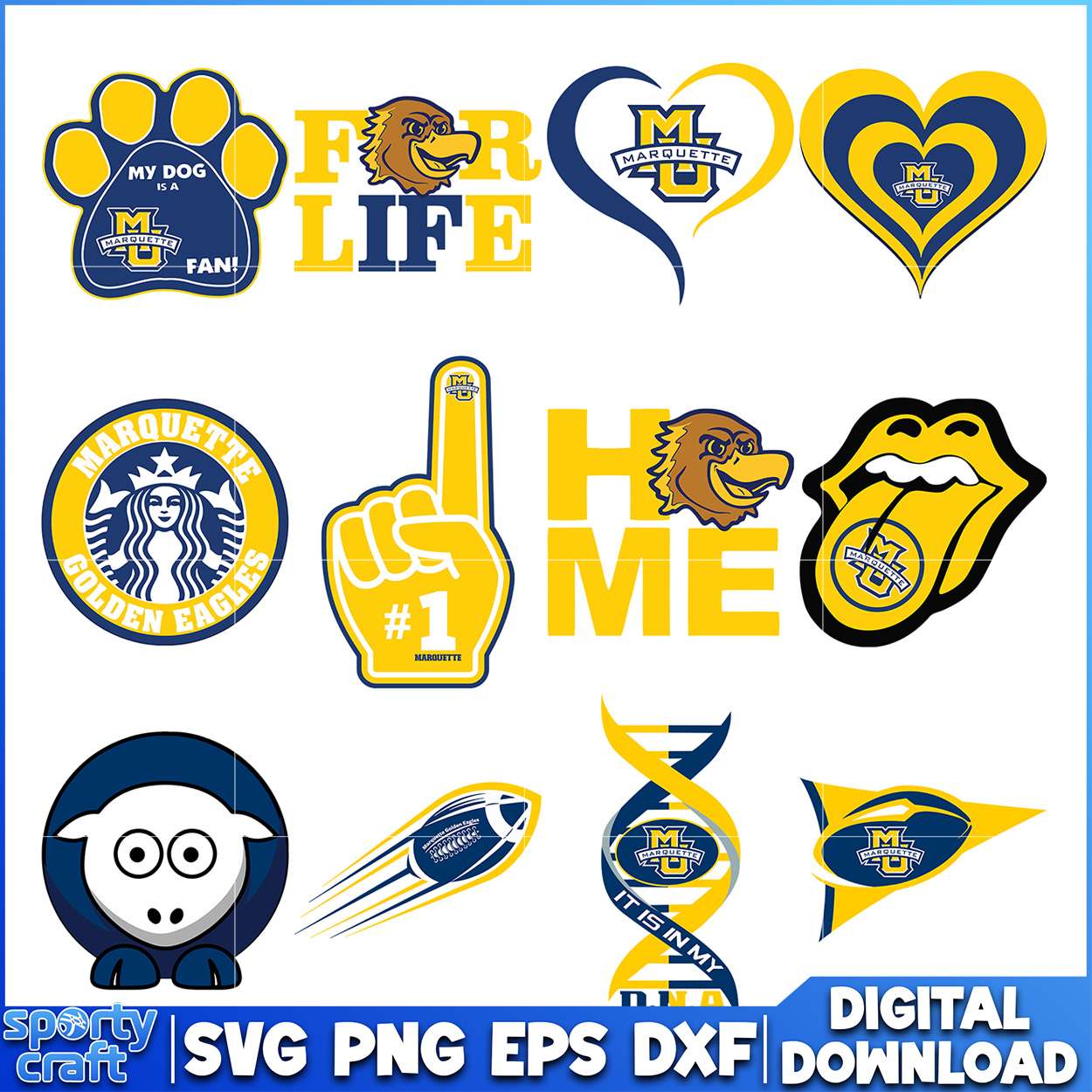 Marquette Golden Eagles SVG, ncaa scores today svg, ncaa schedule svg