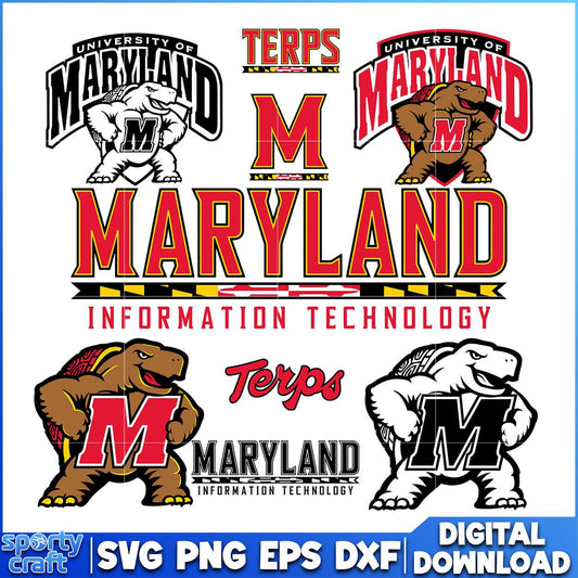 Maryland Terps SVG Bundle, ncaa scores today svg, ncaa schedule svg