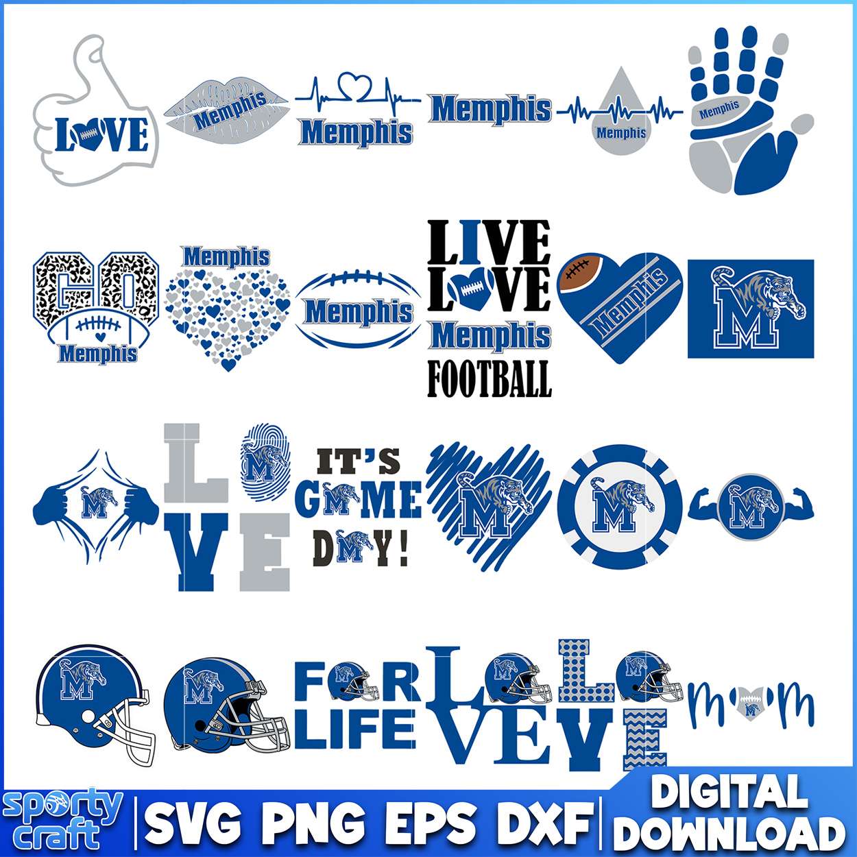 Memphis Tigers Bundle SVG , ncaa scores today svg, ncaa schedule svg