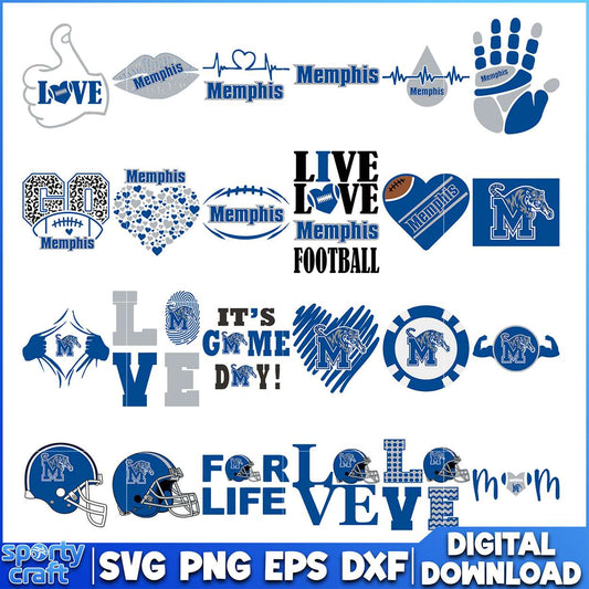 Memphis Tigers Bundle SVG , ncaa scores today svg, ncaa schedule svg