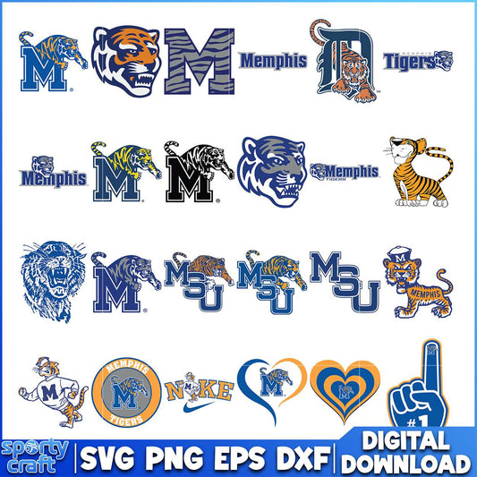 Memphis Tigers SVG Bundle logos, ncaa scores today svg, ncaa schedule svg
