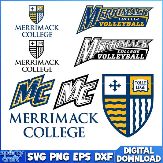 Merrimack College SVG Bundle Logos, ncaa scores today svg, ncaa schedule svg