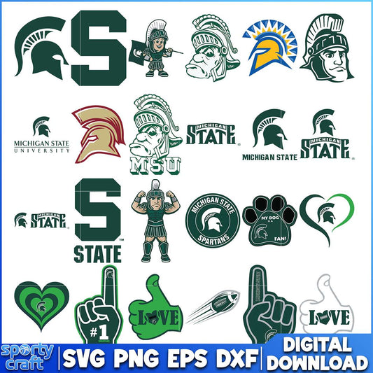 Michigan State Spartans logo SVG Bundle, ncaa scores today svg, ncaa schedule
