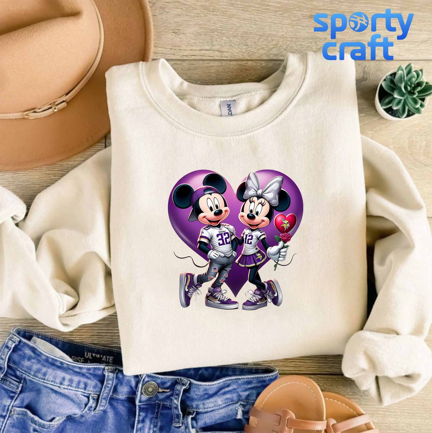 Mickey Minnie NFL Football Bundle PNG, NFL Teams PNG, nfl playoff png