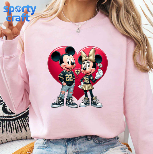 Mickey Minnie NFL Football Bundle PNG, NFL Teams PNG, nfl playoff png
