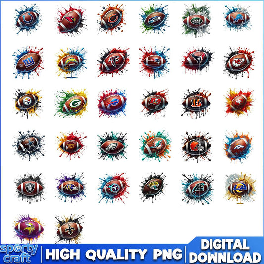 Football Logo Ruby NFL Bundle PNG, NFL Teams PNG, nfl team png
