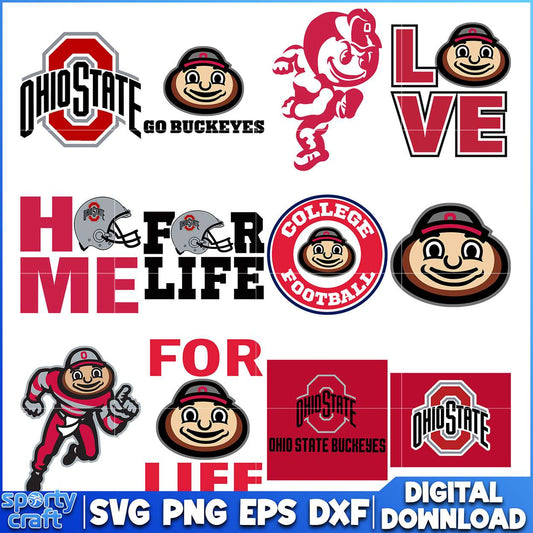Ohio State Buckeyes SVG Bundle