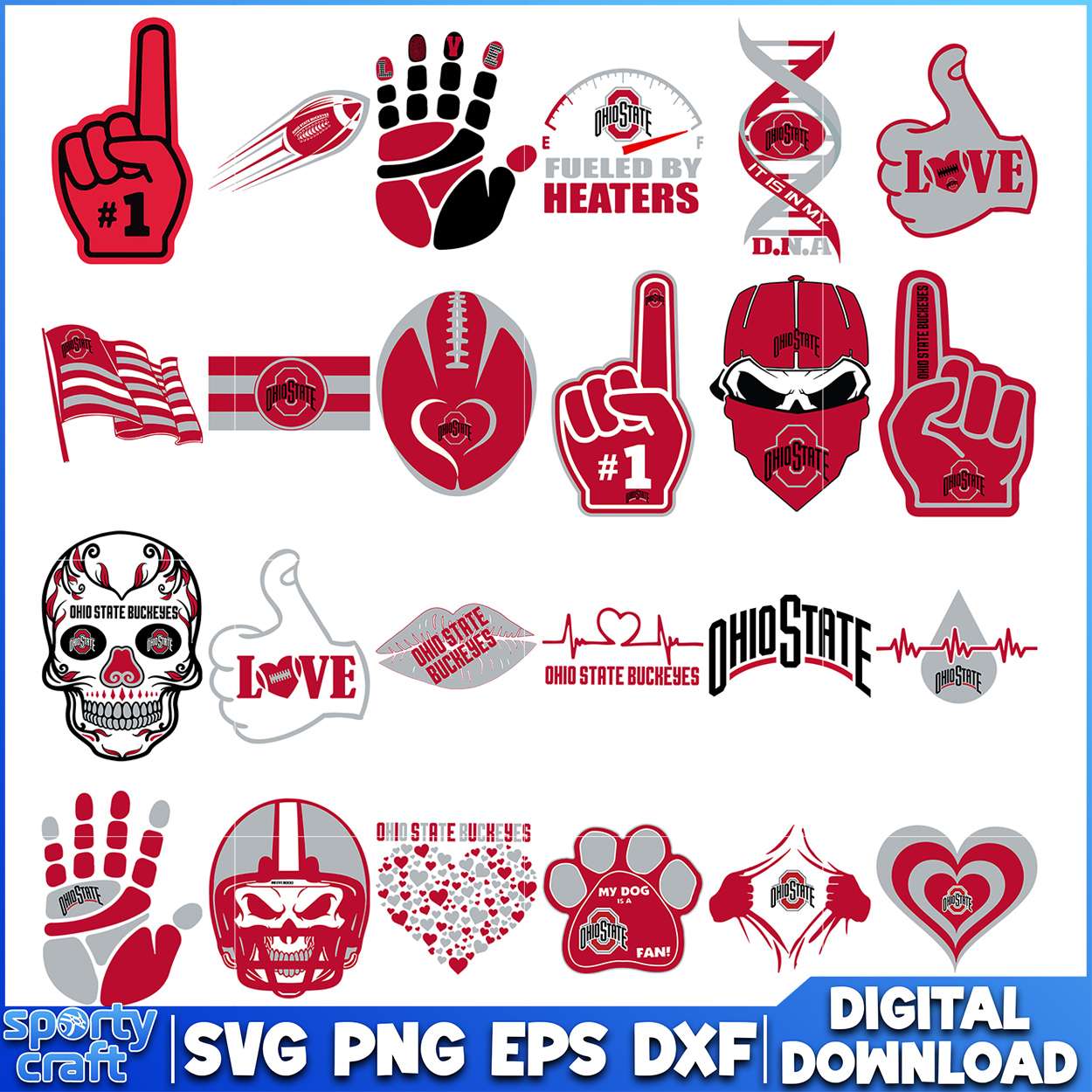Ohio State SVG Bundle Sports Design, ncaa tournament svg, ncaa scores svg