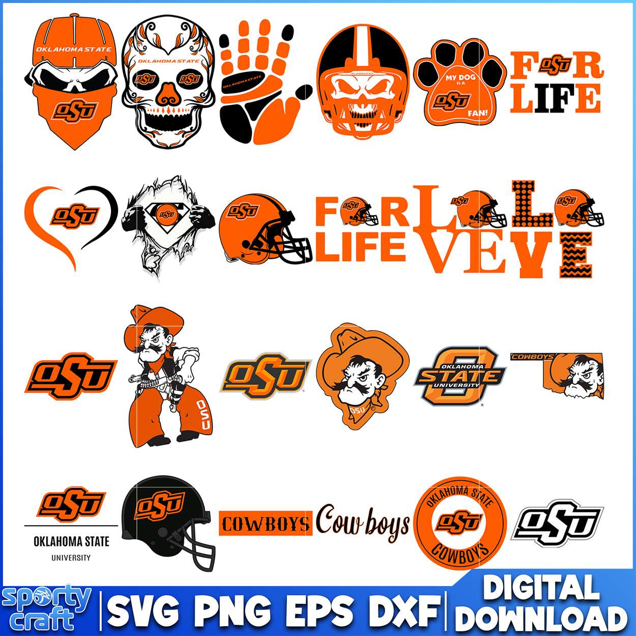 Oklahoma State Cowboys SVG Bundle, ncaa tournament svg, ncaa scores svg