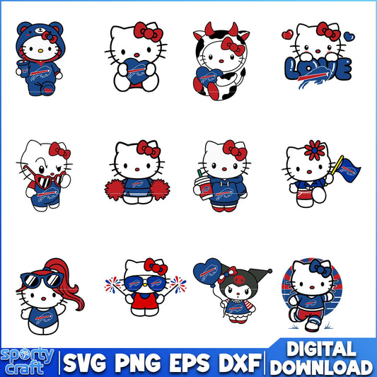 Hello Kitty Bills SVG Bundle