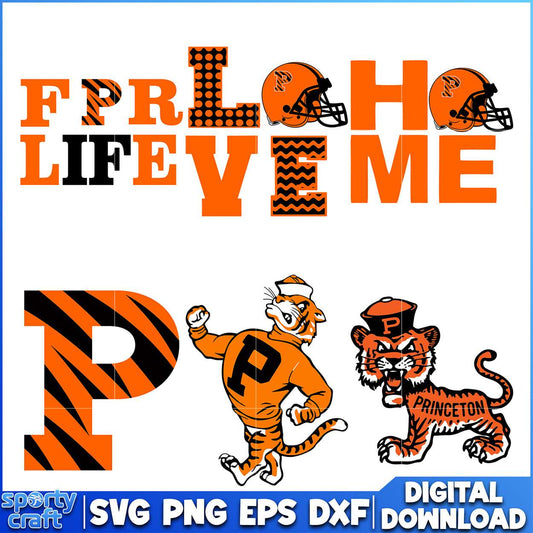 Princeton Tigers SVG Bundle svg, ncaa playoff svg, ncaa team svg